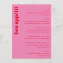 Recherche de unique contemporain mariage menus Typographie