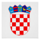 Recherche de la croatie posters Drapeau