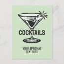 Search for bartender vertical postcards Martini