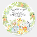 Search for jungle zoo party stickers Thank you