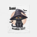Search for halloween black cat blankets Skull