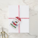 Search for funny christmas cartoons gift tags Red