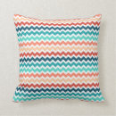 Recherche de turquoise corail coussins Chic