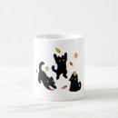 Search for black cat silhouette mugs Silhouettes
