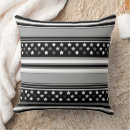 Search for grey star pillows Black and white