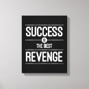 Search for success canvas prints Typography