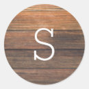 Recherche de grain en bois autocollants Monogramme