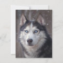 Search for husky dogs postcards Winter
