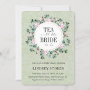 Search for floral wreath bridal shower invitations Sage green