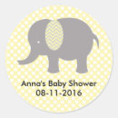 Search for yellow and gray stickers Elephant