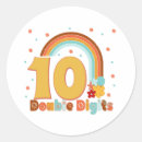 Search for double digits stickers Rainbow