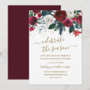 Search for red gold green christmas invitations Floral