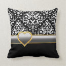 Recherche de noir et argent coussins Pour eux
