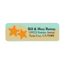Search for starfish couple return address labels Sand