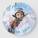Recherche de sur des skis horloges Noël