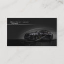 Search for black car business cards Transport