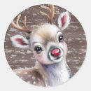 Search for nose stickers Cartoon reindeer