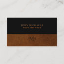Search for brown business cards Leather