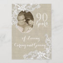 Search for burlap and lace birthday invitations Vintage