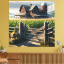 Search for corn canvas prints Barn