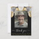 Search for sparkle thank you cards Black
