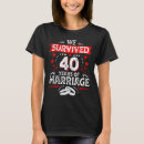 Search for 40th wedding anniversary tshirts 1982