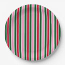 Search for candy cane christmas plates Stripes