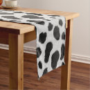 Search for cow table runners Black