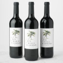 Search for palm trees labels Watercolor