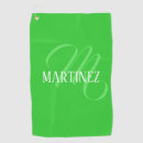 Search for lime green golf towels Elegant