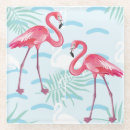Recherche de flamants roses dessous de verres Oiseau tropical