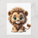Search for lion illustration postcards Cartoon