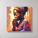 Search for african canvas prints Portrait
