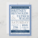 Search for navy blue grey white invitations Nautical