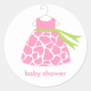 Recherche de girafe adorable autocollants Bébé