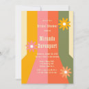 Search for groovy bridal shower invitations Funky