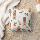 Search for golden retriever christmas pillows Winter
