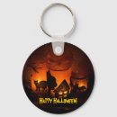 Recherche de halloween heureux porteclés Maison hantée