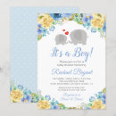 Search for yellow elephant baby shower invitations Elephants