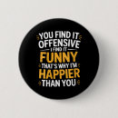 Search for offensive humour buttons Spooky fun
