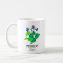 Recherche de fleur de mois de naissance tasses Botanique