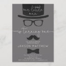 Search for little man invitations Moustache