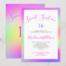 Search for multi photo birthday invitations Rainbow