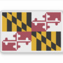 Search for maryland state flag stickers America