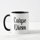 Search for carpe the diem mugs Typography