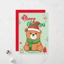 Search for cute bear christmas cards Kids
