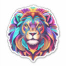 Search for pink lion stickers Safari