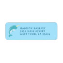 Search for narwhal return address labels Cute