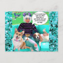 Search for corgi horizontal postcards Funny