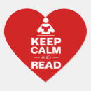 Search for i heart books stickers Red